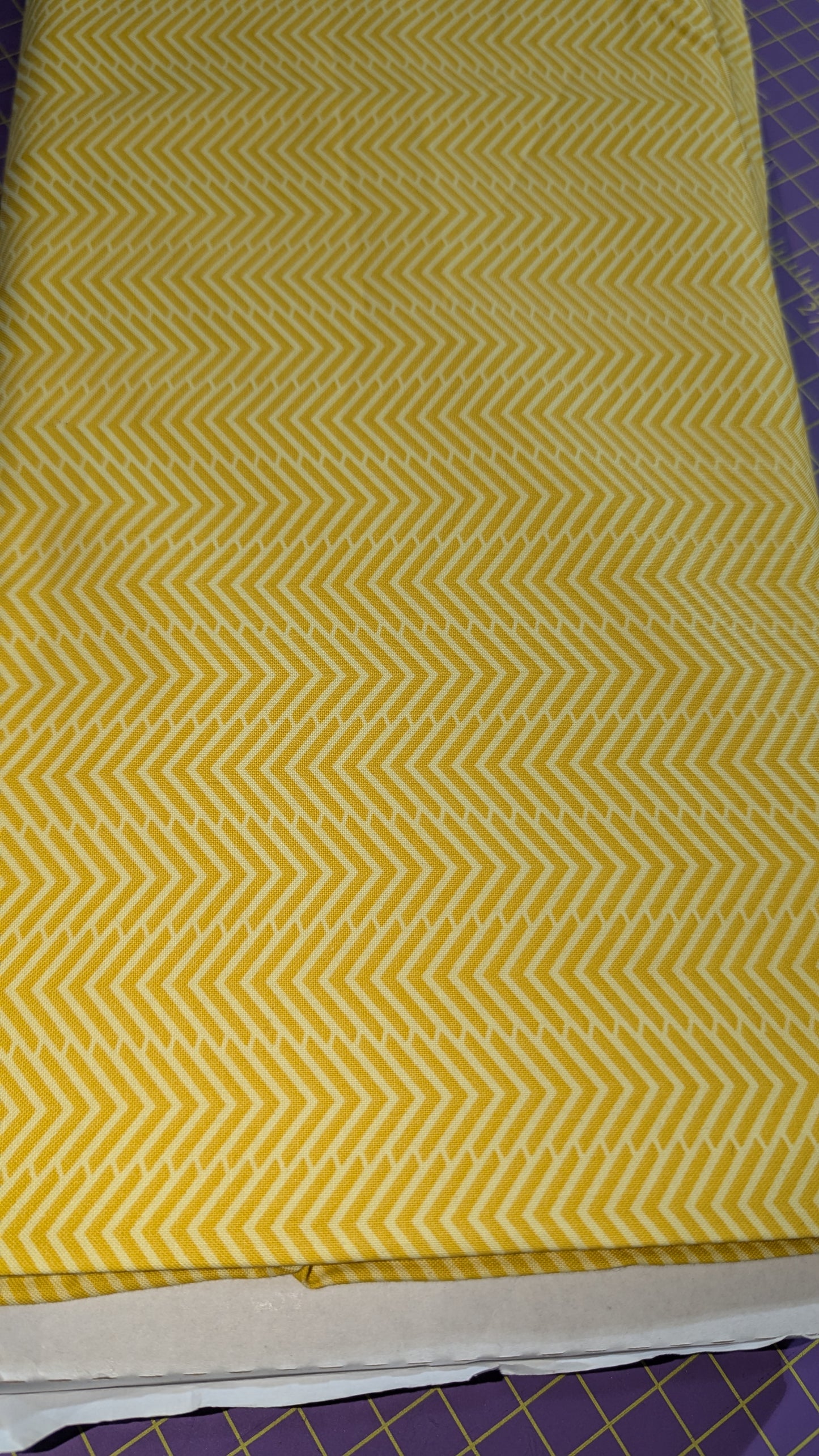 Camelot Fabrics - Mixology - Herringbone -Tumeric/Meter