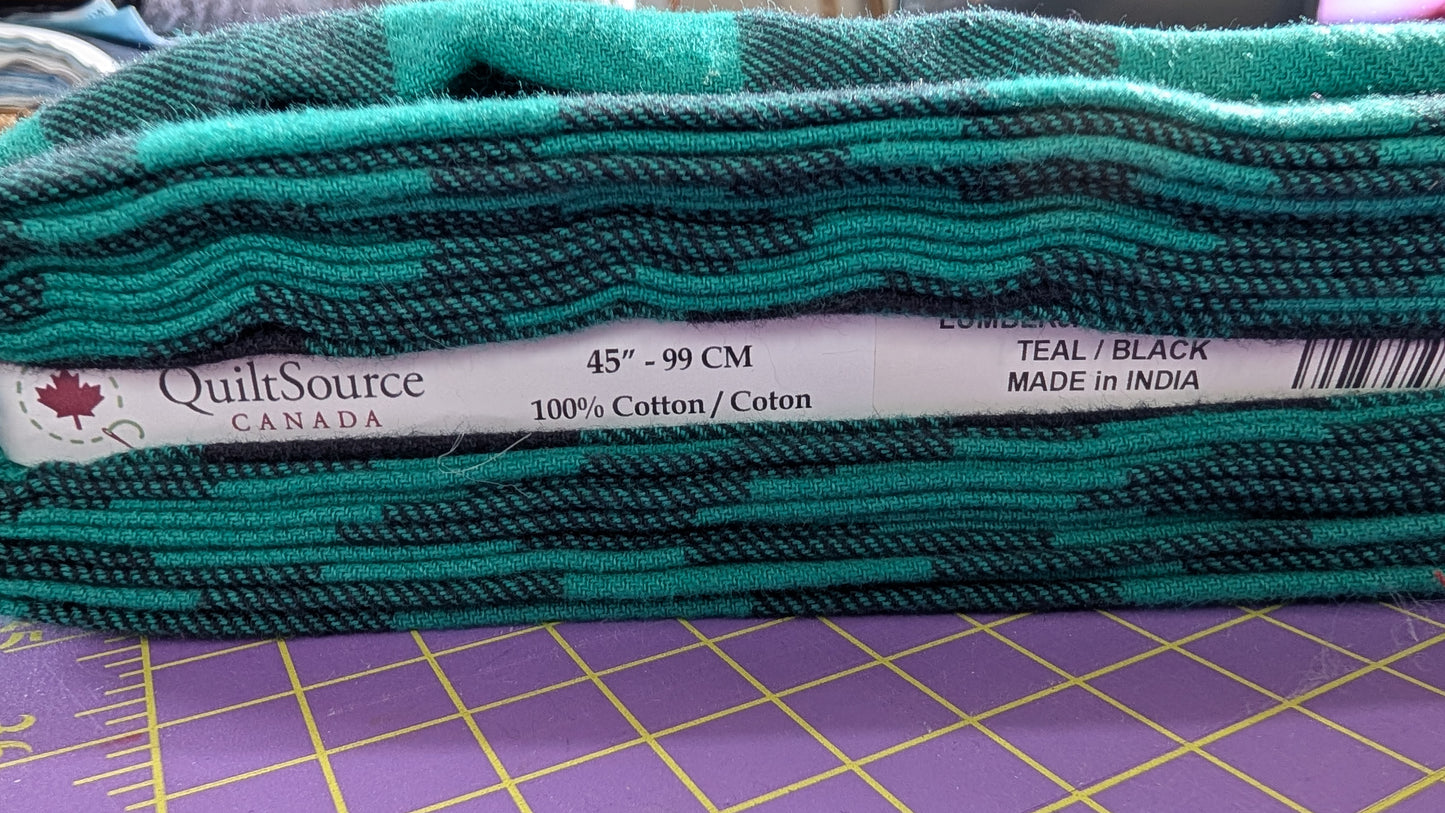 LumberJack Teal and Black / Meter