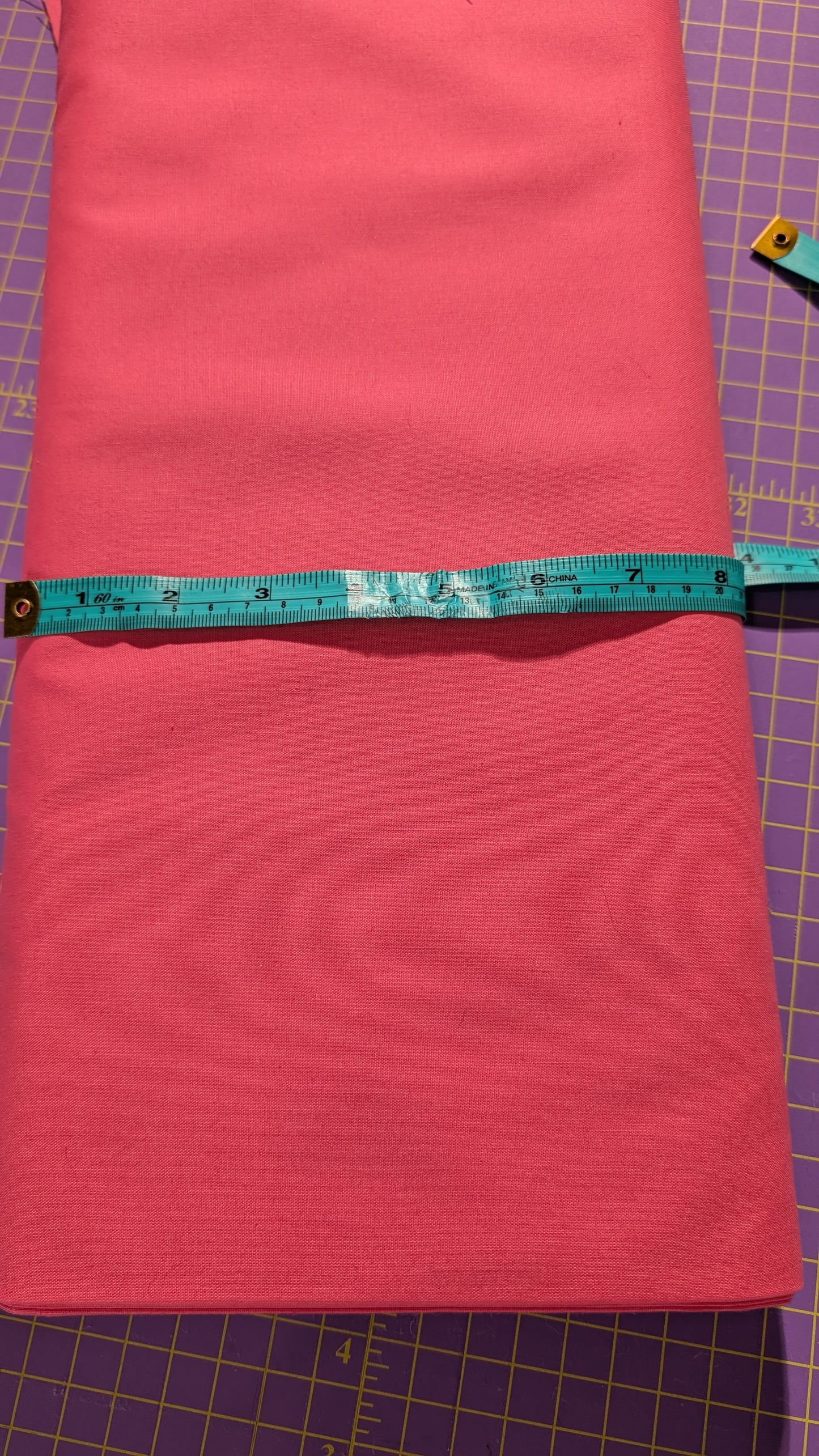 Northcott Colour Works Premium Solid Coral / Meter