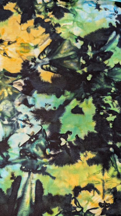 Banyan Batiks Tie Dye Limelight / Meter