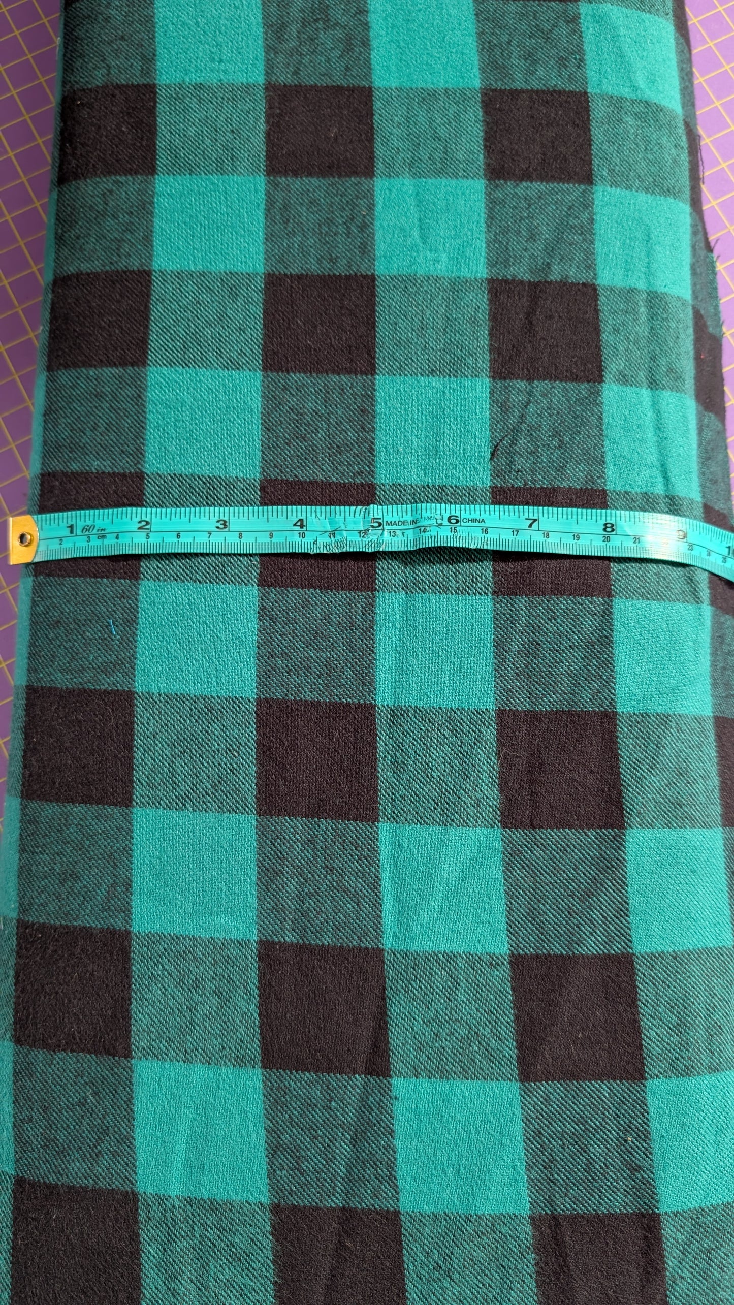 LumberJack Teal and Black / Meter