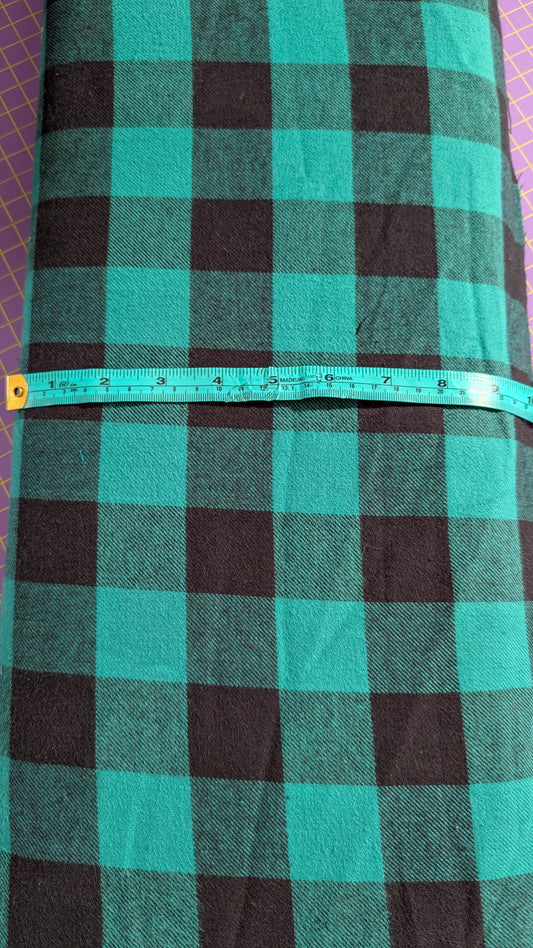 LumberJack Teal and Black / Meter
