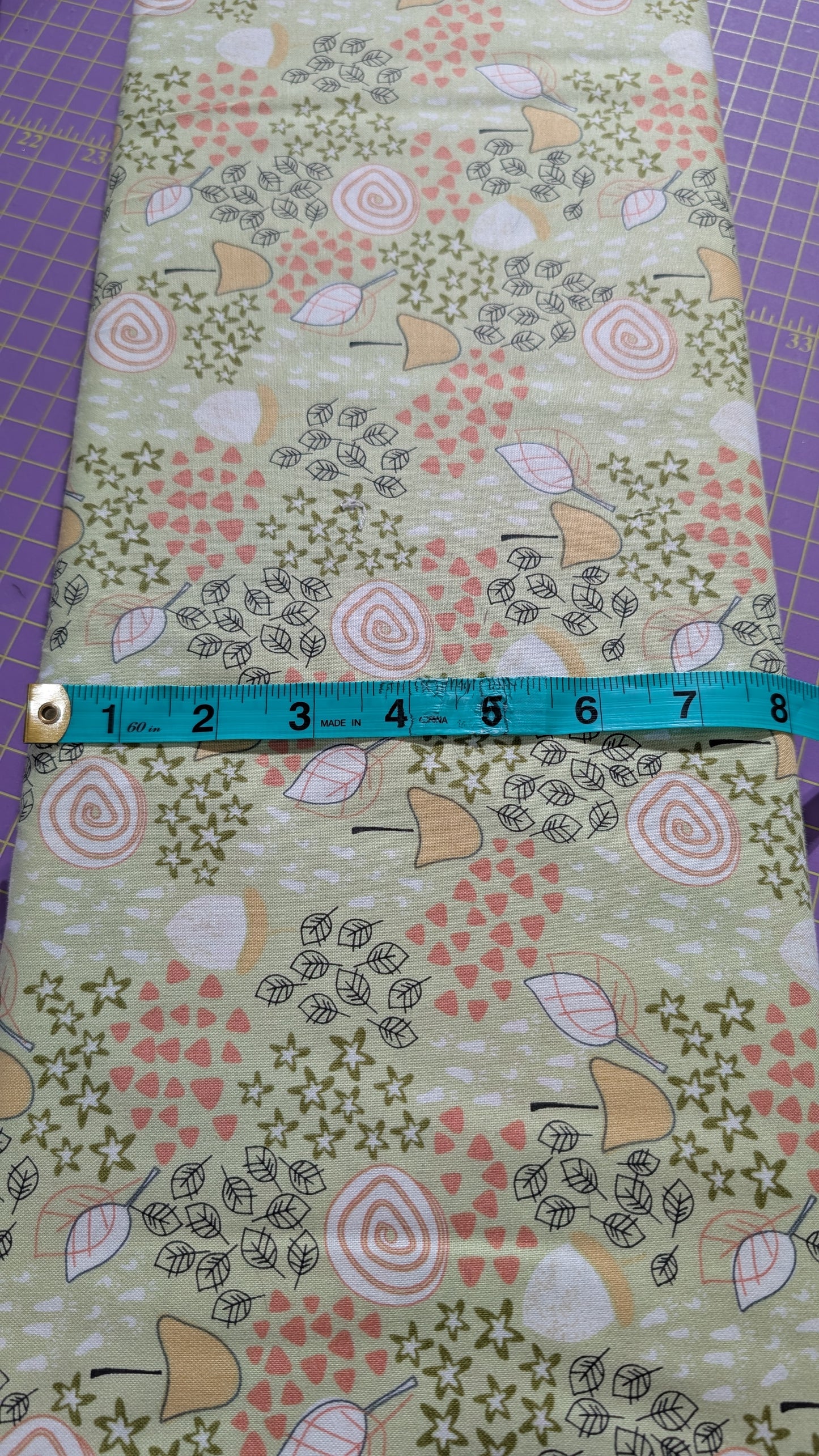 Sweet Bee Forest Friends Green / Meter