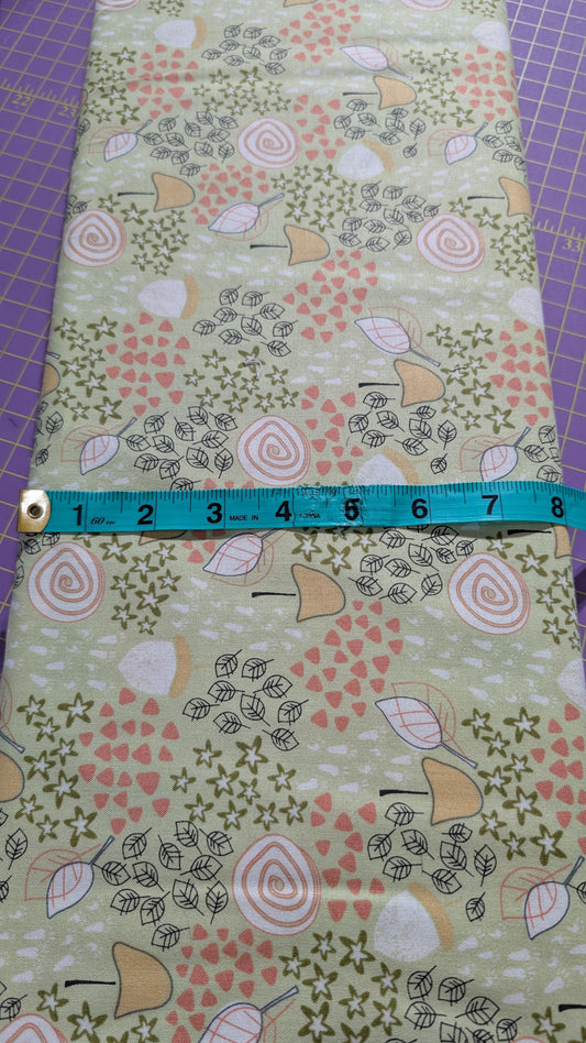 Sweet Bee Forest Friends Green / Meter