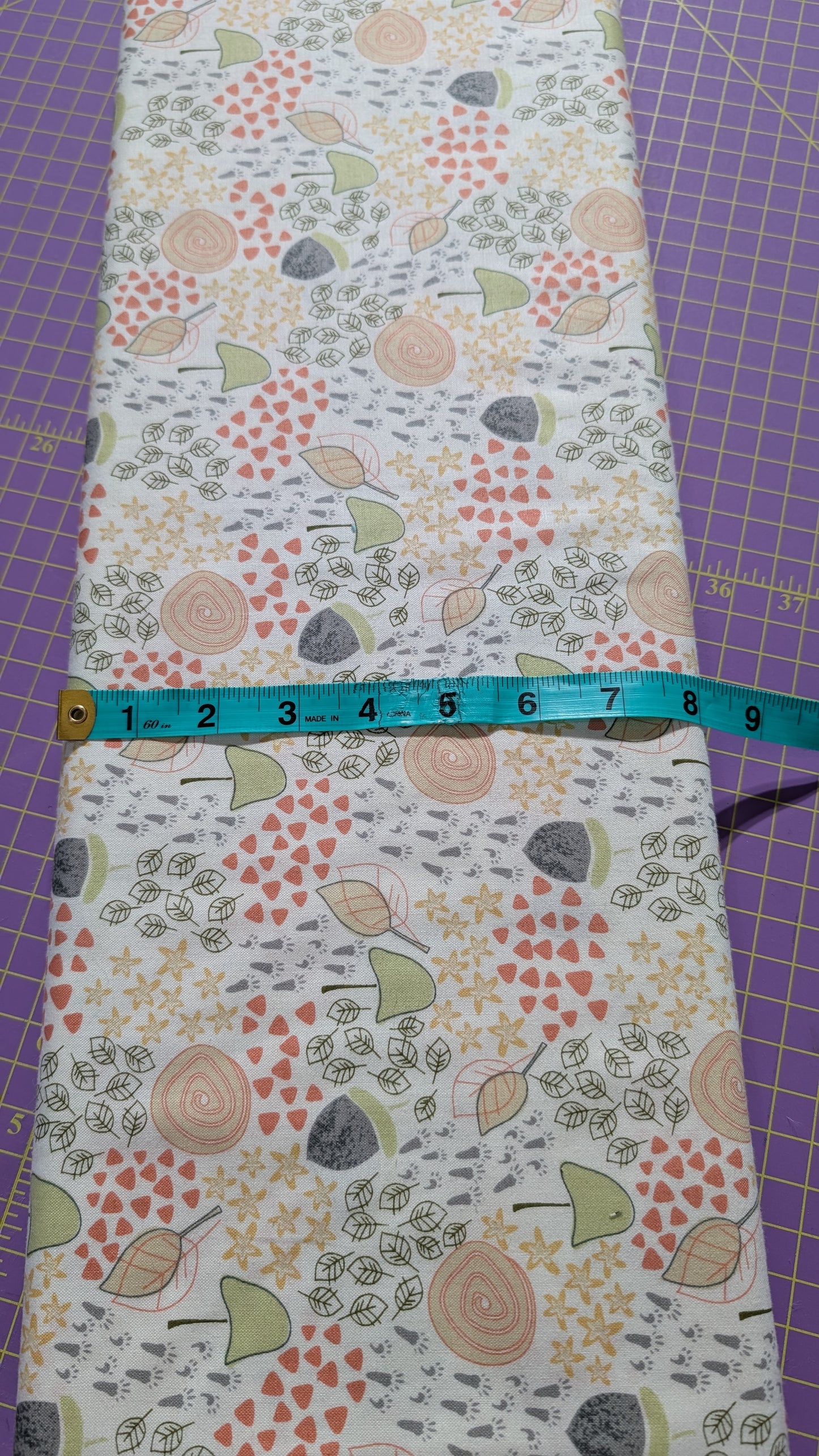 Sweet Bee Forest Friends White / Meter