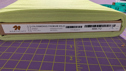 Northcott Colorworks Premium Solid Sprout / Meter