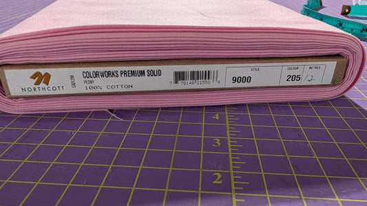 Northcott Color Works Solid Peony / Meter