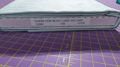 Guess How Much I Love You - Snow Dots in Light Turquoise / Meter
